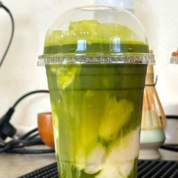 ชาเขียวมะพร้าวนมสดปั่น