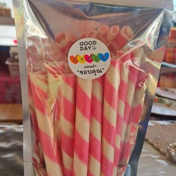 วาฟเฟิลแท่งสตอวร์เบอรี่