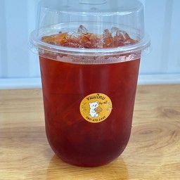 ชาดำเย็นใส่แก้ว