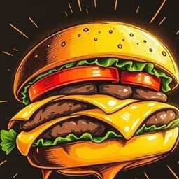 สุขล้นกล่อง (ลูกชิ้นทอด&เบอร์เกอร์)