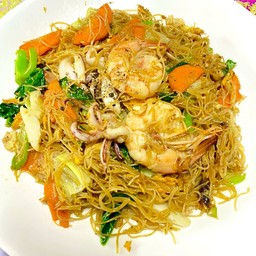 หมี่ขาวผัดซีอิ้วทะเล