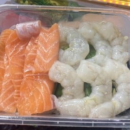 กุ้งแช่น้ำปลาบ้านฟ้า หน้าหมู่บ้านพฤกษา82 ปั๊มปตท.กระทิงแดง