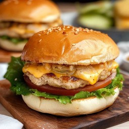 Cheese burger chicken / ชีสเบอร์เกอร์ไก่