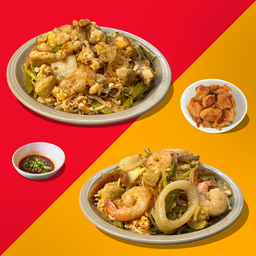 SET สุกี้แห้ง ทะเล + ไก่นุ่ม