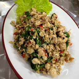 กะเพรา (กับข้าว) (Stir-Fried Basil)