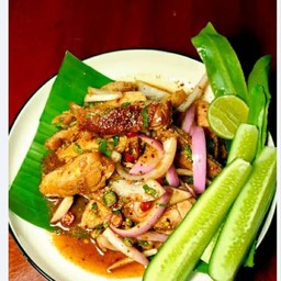 ลาบไก่ย่าง