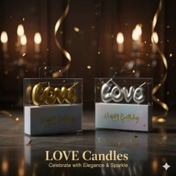เทียน Love ทอง