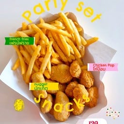 เซ็ททอดทานเล่น 3 อย่าง (ไก่ป๊อป นักเก็ต เฟรนฟราย)