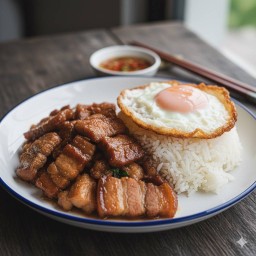 ข้าวหมูกรอบหวาน