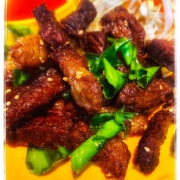 เนื้อแดดเดียวทอด