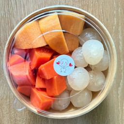 มิกซ์ ลำไย มะละกอ ลูกพลับ