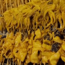 หนวดหมึกย่าง 4 ไม้