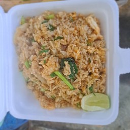 ข้าวผัดไข่มังสวิรัติ