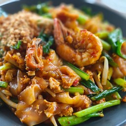 ผัดซีอิ๊วทะเลเส้นใหญ่