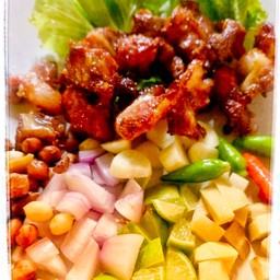 แหนมซี่โครงทอด