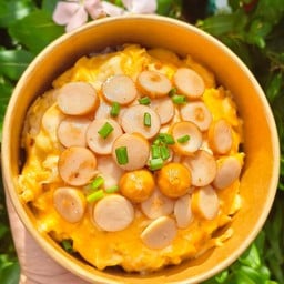 ข้าวไข่ข้น ครัวในบ้าน