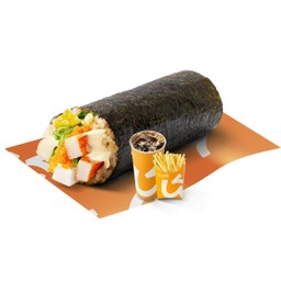 ชุดปูอัดยำสาหร่ายโรล