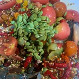 เกาเหลาปลาร้าปูไข่ดอง