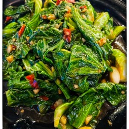 ผัดแขนงน้ำมันหอย