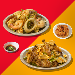 SET สุกี้แห้ง หมู + ทะเล