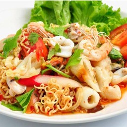 ยำมาม่า+ทะเล