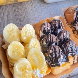 ขนมปังปิ้ง*ข้างสะพานคลองด่าน คลองด่าน