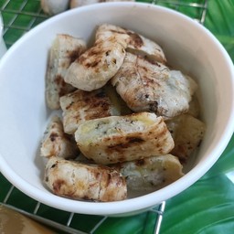 กล้วยทับ น้ำราดกะทิหอม