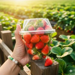 สตรอเบอร์รี่สด 250กรัม