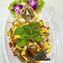 ปลากระพงสมุนไพร