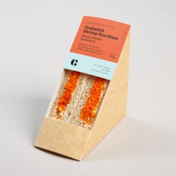Crabstick Shrimp Roe Mayo Whole Wheat Sandwich [แซนด์วิช]