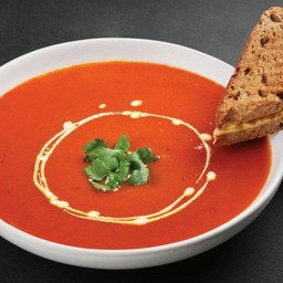 Tomato Soup and Cheese Toast