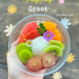 กรีกโยเกิร์ต x มิกซ์ฟรุ๊ตผลไม้รวม