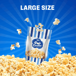 Large Size Popcorn 64 Oz.