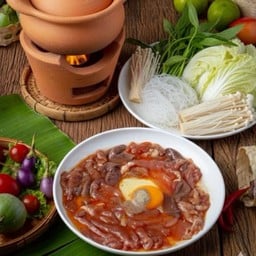 [จิ้มจุ่มอีสาน] - หมู+ตับ