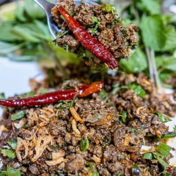 ลาบเนื้อคั่ว