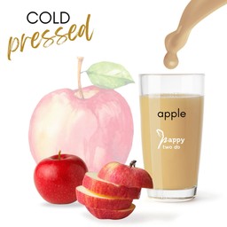 น้ำแอปเปิ้ล สกัดเย็น 100%