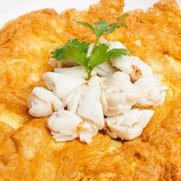 ไข่เจียวเนื้อปูก้อน