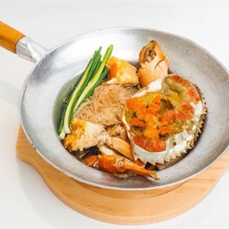 ปูไข่อบวุ้นเส้น