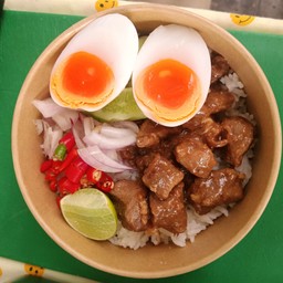 ข้าวขยำหมูเบรกแตก