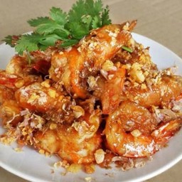 กุ้งทอดกระเทียม