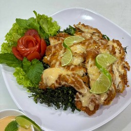 ไก่กรอบซอสมะนาว