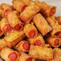 เกี๊ยวพันกรอกแดงทอด15ชิ้น