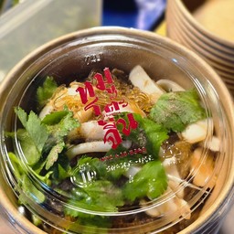 กุ้งอบวุ้นเส้น ตลาดพระ หน้าร้านข้าวต้มตานัย