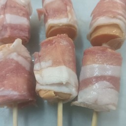 เบค่อยพันไส้กรอกชีส