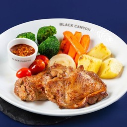 สเต็กไก่จิ้มแจ่ว