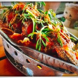 แกงส้มแป๊ะซะปลาช่อนทอด