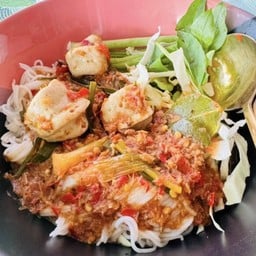 ขนมจีนน้ำยาป่า 1 ชุด