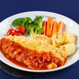 สเต็กปลาทอดซอสมารินาร่า