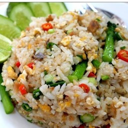 ข้าวปัดปลาเค็ม