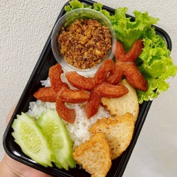 ข้าวน้ำพริกนรกแมงดา